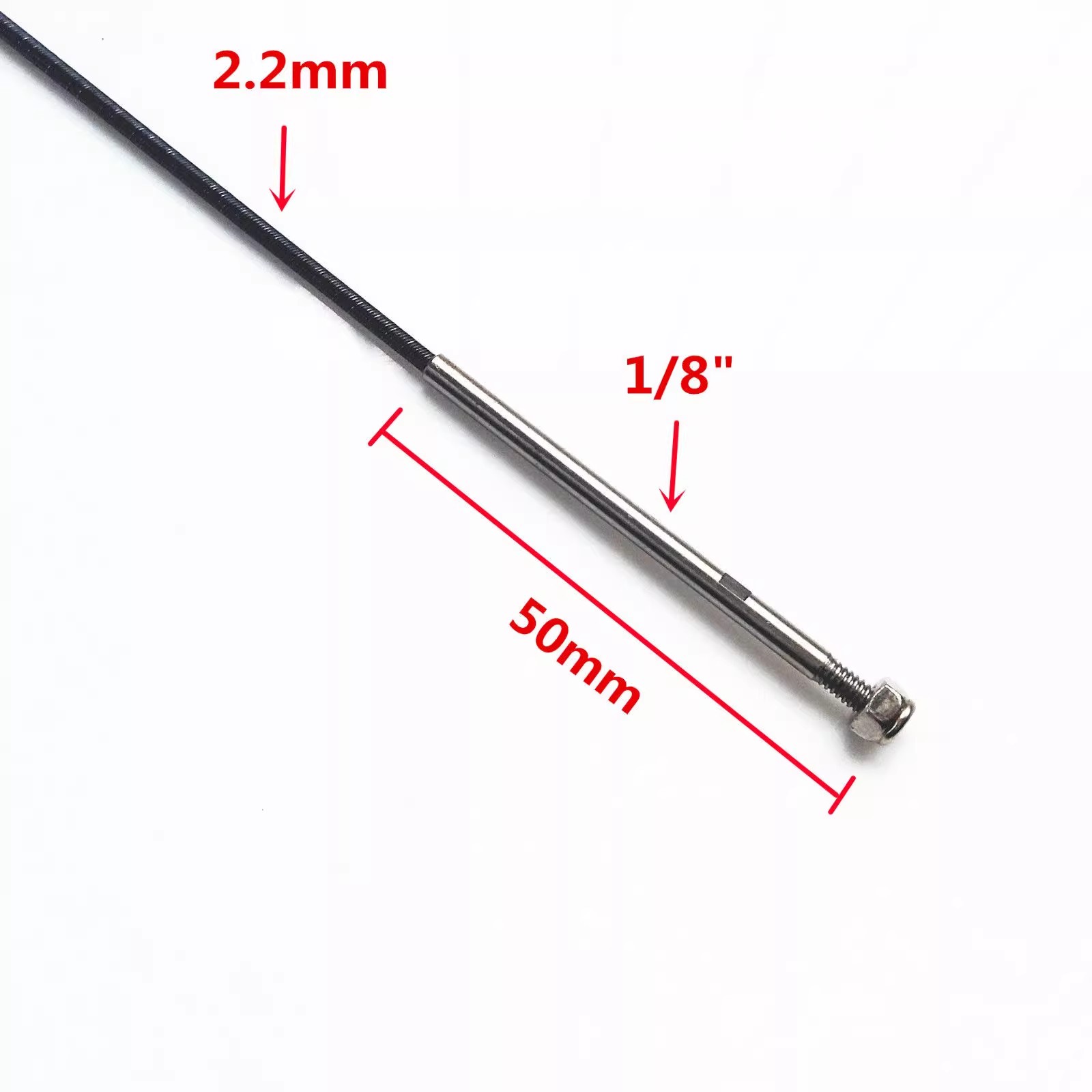 Shaft Flex Stiff - 3.175mm Integrated Flex Shaft 2.2 +